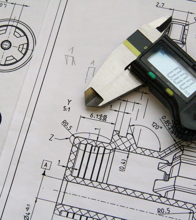 technical drawing, calipers, workshop